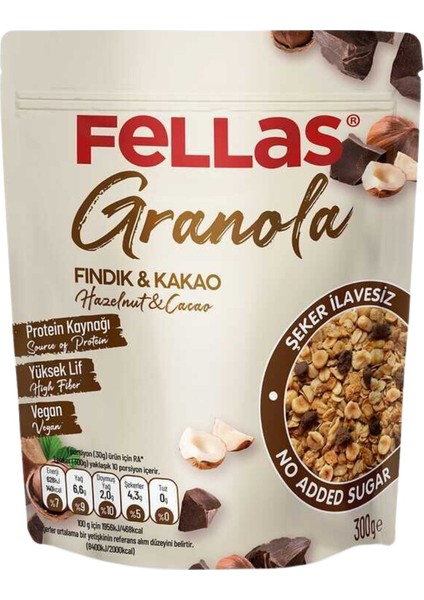 Granola - Fındıklı & Kakaolu 300G