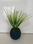 Mini Saksıda Yapay Çiçek Saz Grass Demeti Gerçek Yosunlu Mini Saksı Aranjman 1