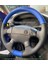 Volkswagen Polo Araca Özel Dikmeli Direksiyon Kılıfı 1998 – 2000 (Nokta Mavi Deri) 1