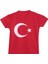 Bayrak Baskılı Çocuk T-Shirt | Kırmızı 1
