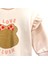 Simli Mini Baskılı Fırfırlı Omuz Detaylı Kız Çocuk Sweatshirt 2
