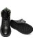 16400 Erkek Siyah Deri Sneaker Bot 5