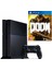 Playstation 4 Oyun Konsolu 500GB Siyah Renk Orijinal Kol ile Doom Oyun Paketi 1