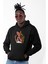 Wilfried Zaha Baskılı Oversize Pamuk Kapüşonlu Sweatshirt Boyfriend Hoodie 1