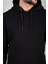 Erkek Standart Fit Içi Polarlı 3 Iplik Kapüşonlu Kanguru Cepli Pamuklu Sweatshirt 5