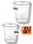 Şeffaf Kilitli Erzak /un/ Bakliyat Saklama Kovası 50/70 Lt Ikili Set 1