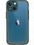 Case World Caseworld Apple iPhone 15 Kılıf Kamera Korumalı Silikon Kenarlı Renkli Düğmeli Arkası Mat Arka Kapak - Yeşil 1