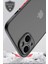 Caseworld Xiaomi Mi 11T Pro Kılıf Kamera Korumalı Silikon Kenarlı Renkli Düğmeli Arkası Mat Arka Kapak - Siyah 4
