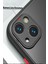 Apple iPhone 14 Promax Kılıf Kamera Korumalı Silikon Kenarlı Renkli Düğmeli Arkası Mat Arka Kapak - Lila 2