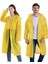 Unisex Yağmurluk Su Rüzgar Geçirmez Çıtçıtlı Kapüşonlu Eva Yağmurluk 1