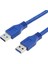 50CM USB 3.0 Type-A(Erkek) To Type-A (Erkek) Uzatma Veri Aktarım Kablosu 2