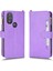 Motorola Moto G Power 2022 Cüzdan Uzun Ipli Moda Pu Deri Fermuarlı Kartlıklı Cüzdan Telefon Kılıfı (Yurt Dışından) 5
