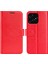 Realme Narzo N53 4g Çarşamba Karşıtı Çılgın At Doku Telefon Cüzdanı Pu Deri Stand Kapağı (Yurt Dışından) 1
