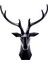 Geyik Kafası Heykel Reçine Heykeli Figürler Odası Elk Ev Dekor (Yurt Dışından) 2
