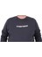 Mocgrande Erkek Büyük Beden Sıfır Yaka Sweat Streetwear 23206 Lacıvert 5