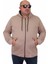 Mocgrande Büyük Beden Unisex Kapüşonlu 3ip Sweat 11701 Toprak 1