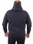 Mocgrande Büyük Beden Unisex Kapüşonlu 3ip Sweat 11701 Lacıvert 2