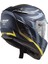 Challenger C Karbon Flames Siyah-Karbon-Sarı Kask 2