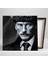 Mustafa Kemal Atatürk Bir Çift Mavi Göz Kare Kanvas Tablo 2