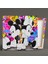 Minnie And Mickey Heart Miki ve Mini Fare Love Kalp Dekor Kare Kanvas Tablo 2