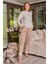 Pijama Takımı Ekru Zk24-122156 2
