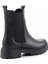 Siyah Leather Kadın Bot & Bootie K02513410203 4