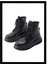 Siyah Leather Kadın Bot & Bootie K02513870103 1