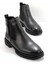 Siyah Leather Erkek Bot & Bootie E02378051203 1