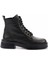 Siyah Leather Kadın Bot & Bootie K02423018103 2