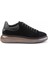 Siyah Siyah Leather Erkek Sneaker E01902252502 2