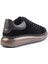 Siyah Siyah Leather Erkek Sneaker E01902252502 4
