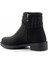 Siyah Nubuk Kadın Bot & Bootie K02671903101 4