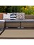Halıca S-9716 Jüt Sisal Bej Siyah Dekoratif Halı 2