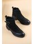 2152203K Kadın Bot Derı Sıyah M 4
