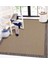 Halıca S-9709 Jüt Sisal Bej Kahve Dekoratif Halı 1