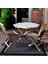 Halıca S-9714 Jüt Sisal Füme Siyah Dekoratif Halı 3