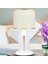 Harmony White Contrast Cam Abajur 2