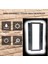 New Diafon Metal Kapı Zili Koruyucu Zil Paneli Antrasit 12X32X3 7