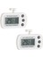 Adet Buzdolabı Termometresi Dijital Dondurucu Termometre Oda Termometresi Kanca ile LCD Ekran Okuma Max Min Fonksiyonu (Yurt Dışından) 1