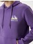 Kolej Sweatshirt Kapşonlu Slogan Baskılı Kanguru Cep Detaylı 5