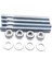 Chevy Ford Sbc Bbc Bb Için 1/2 Inç Portlu Fenolik Karbüratör Spacer 4bbl (Yurt Dışından) 3