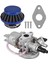 Karbüratör Carb Carby + Mavi Hava Filtresi + Yığını 2 Zamanlı 47CC 49CC Motor Parçaları Mini Moto Çocuklar Atv Quad Kir Çocuk Motosikleti Minimoto (Yurt Dışından) 2