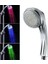 Banyo ve Yatak Takımları Romantik LED Işık Otomatik Sıcaklık Sensörü Banyo Duş Başlığı # Isı 3 Renk (Yurt Dışından) 5