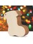 10 Adet Ahşap Mdf Noel Çorapları El Sanatları Şekilleri 3mm Hediye Etiketleri/süslemeler (Yurt Dışından) 4