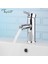 En Iyi Araç Modern Krom Pirinç Şelale Havzası Musluk Tek Kolu Lavabo Sıcak ve Soğuk Musluk Sı Banyo (Yurt Dışından) 1