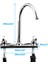 Rv / Mobil Ev Motorlu Taşıt Mutfak Lavabo Sı Çift Kulplu Mikser (Yurt Dışından) 4