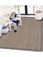Halıca S-9509 Jüt Sisal Bej Kahve Dekoratif Halı 1
