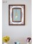 El Yapımı Masif Ahşap & Desenli Mermer Çerçeveli Duvar Aynası - 066.2 - 34x44cm 1