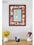 El Yapımı Masif Ahşap & Desenli Mermer Çerçeveli Duvar Aynası - 047.1 - 34x44cm 1