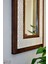 El Yapımı Masif Ahşap & Desenli Mermer Çerçeveli Duvar Aynası - 007.1 - 34x44cm 2